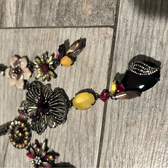 Erickson Beamon Yellow and Pink Floral Hair Accessory - Picture 2 of 4